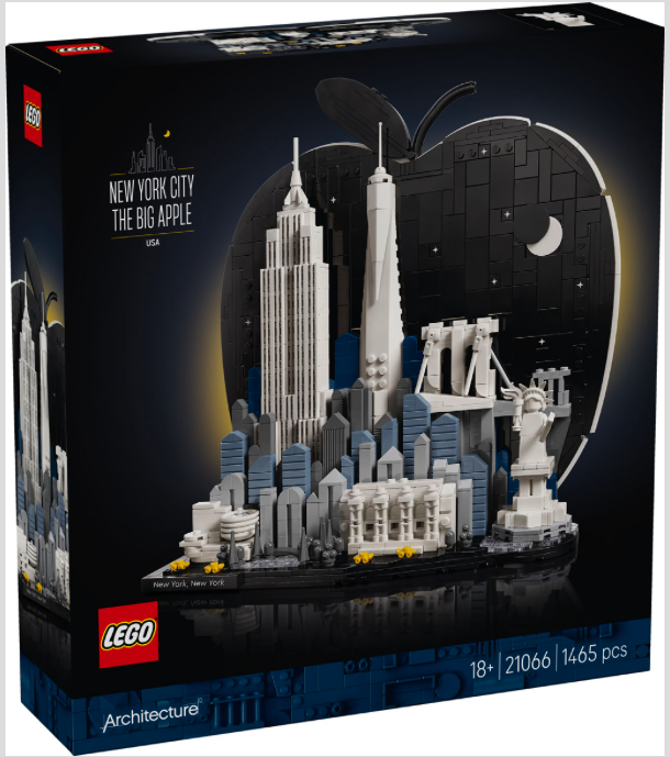 Lego Architecture New York City - The Big Apple #21066 Officially Announced