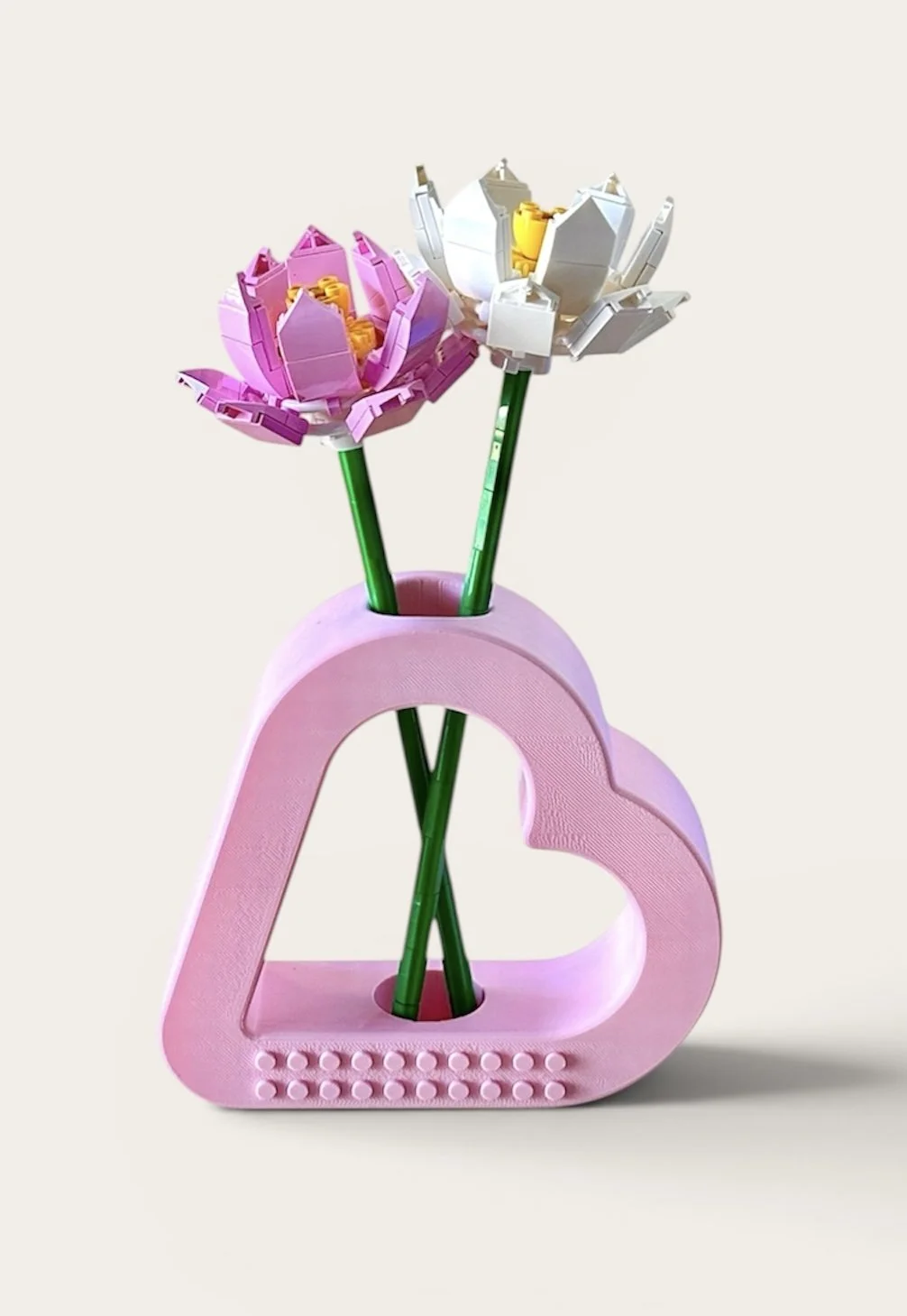 Love in Full Bloom: The Heart-Frame Lotus Set