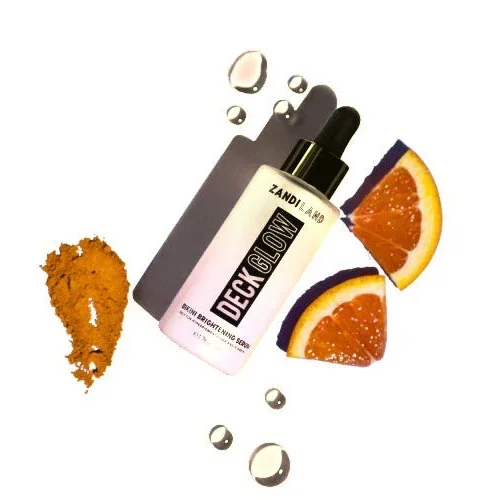 Zandiland Deck Glow, Bikini Brightening Serum, Bikini Care