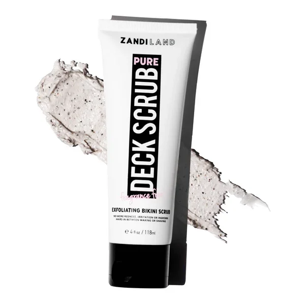 Zandiland Deck Scrub Pure, exfoliating bikini scrub, bikini care