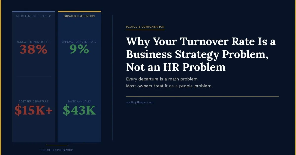 Why Your Turnover Rate Is a Business Strategy Problem, Not an HR Problem