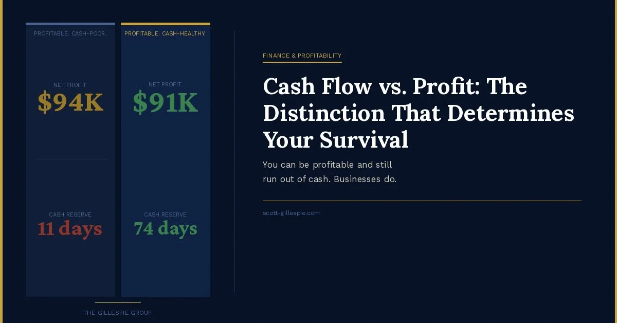 Cash Flow vs. Profit: The Distinction That Determines Your Survival