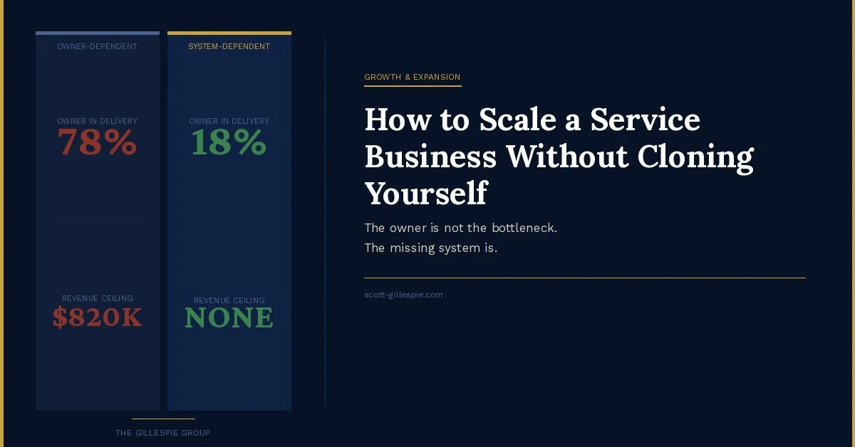 How to Scale a Service Business Without Cloning Yourself