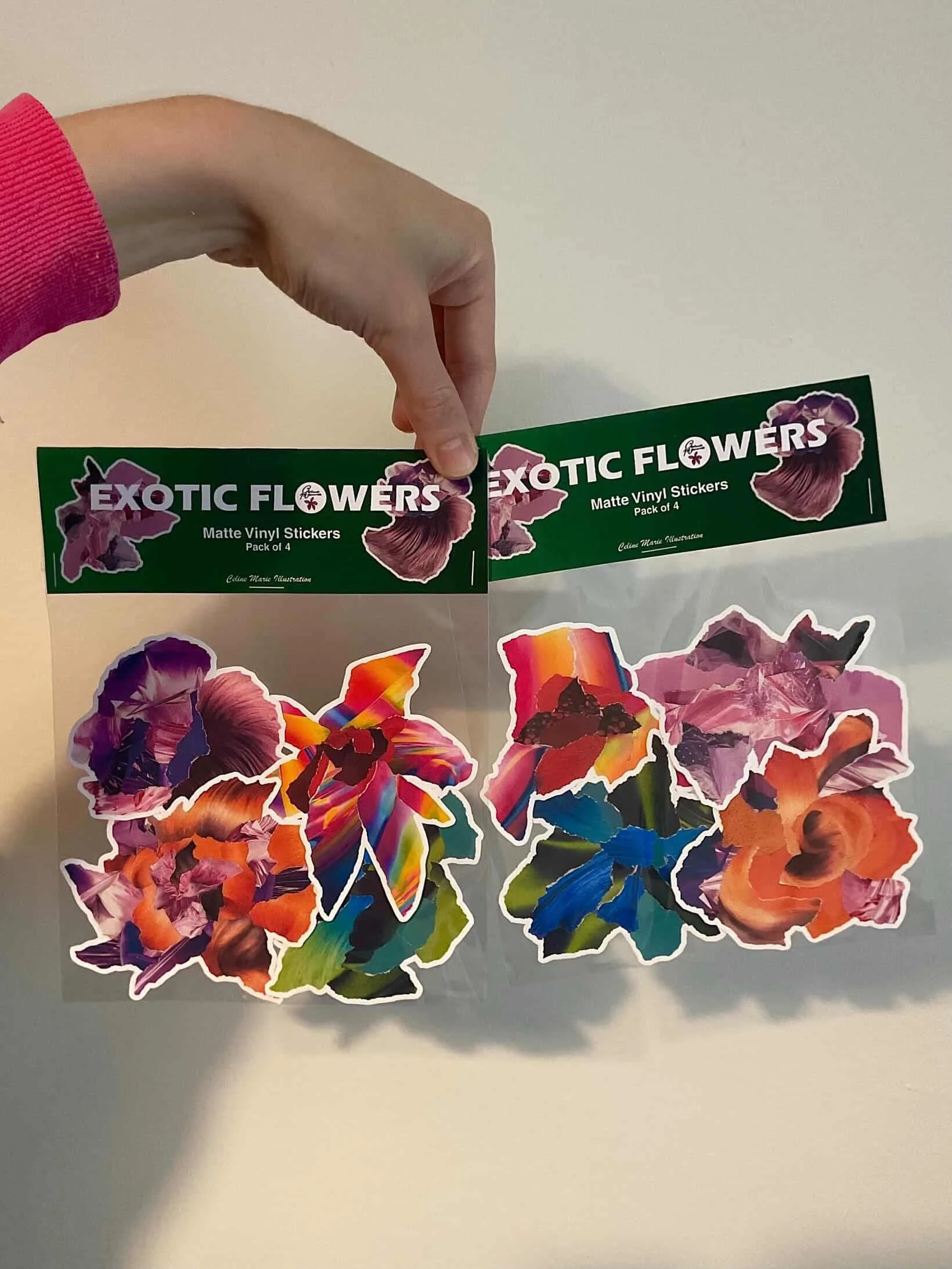 Exotic Flowers Sticker Packs
