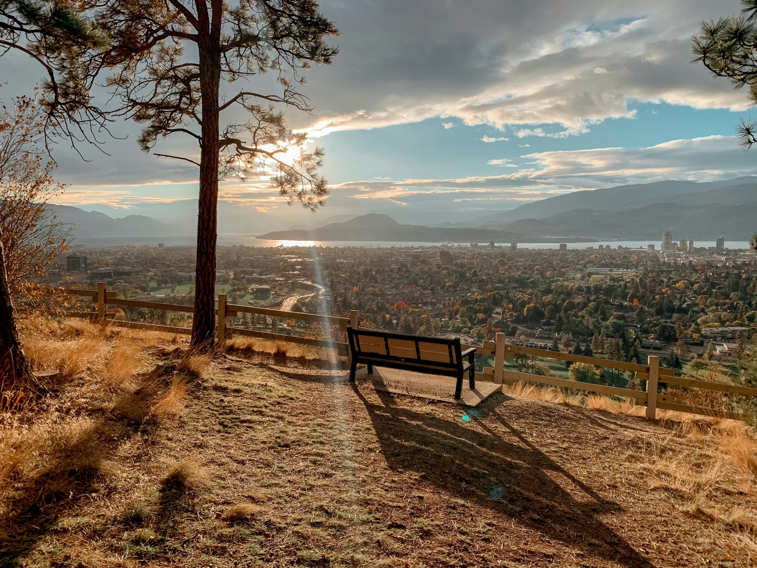 Dilworth mountain in Kelowna BC