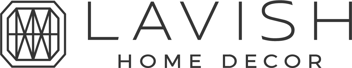 Lavish Home Decor logo with a stylized crown emblem
