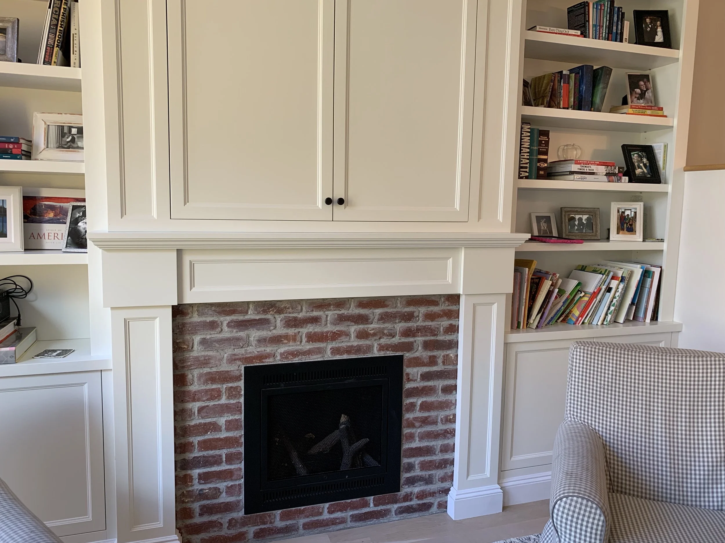 Finished piece with Hearth fireplace and surround installed 