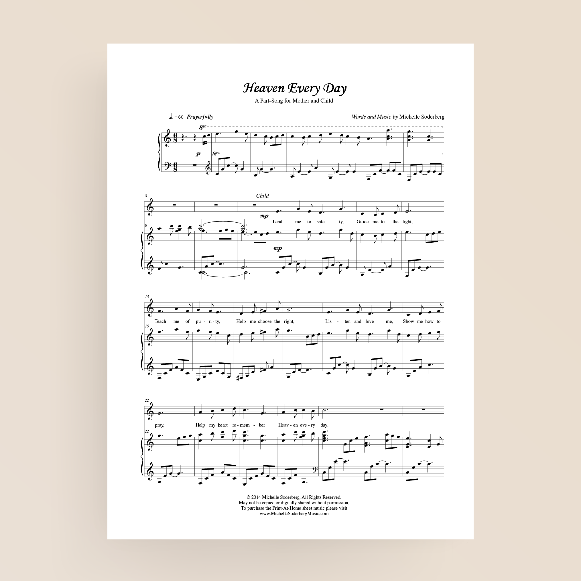 Heaven Every Day Sheet Music