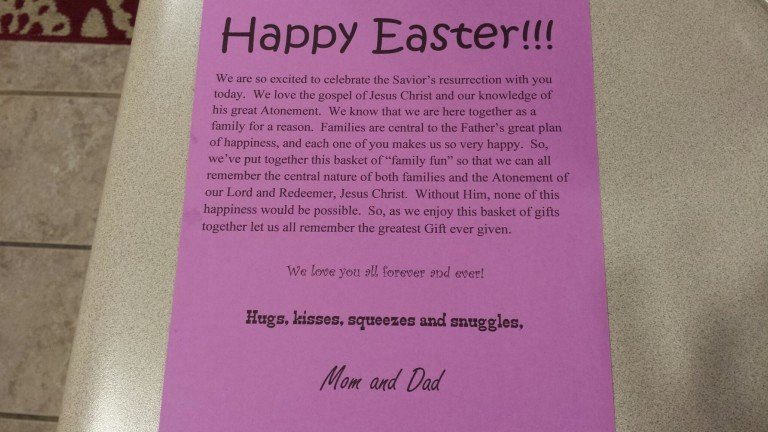 happy easter poster
