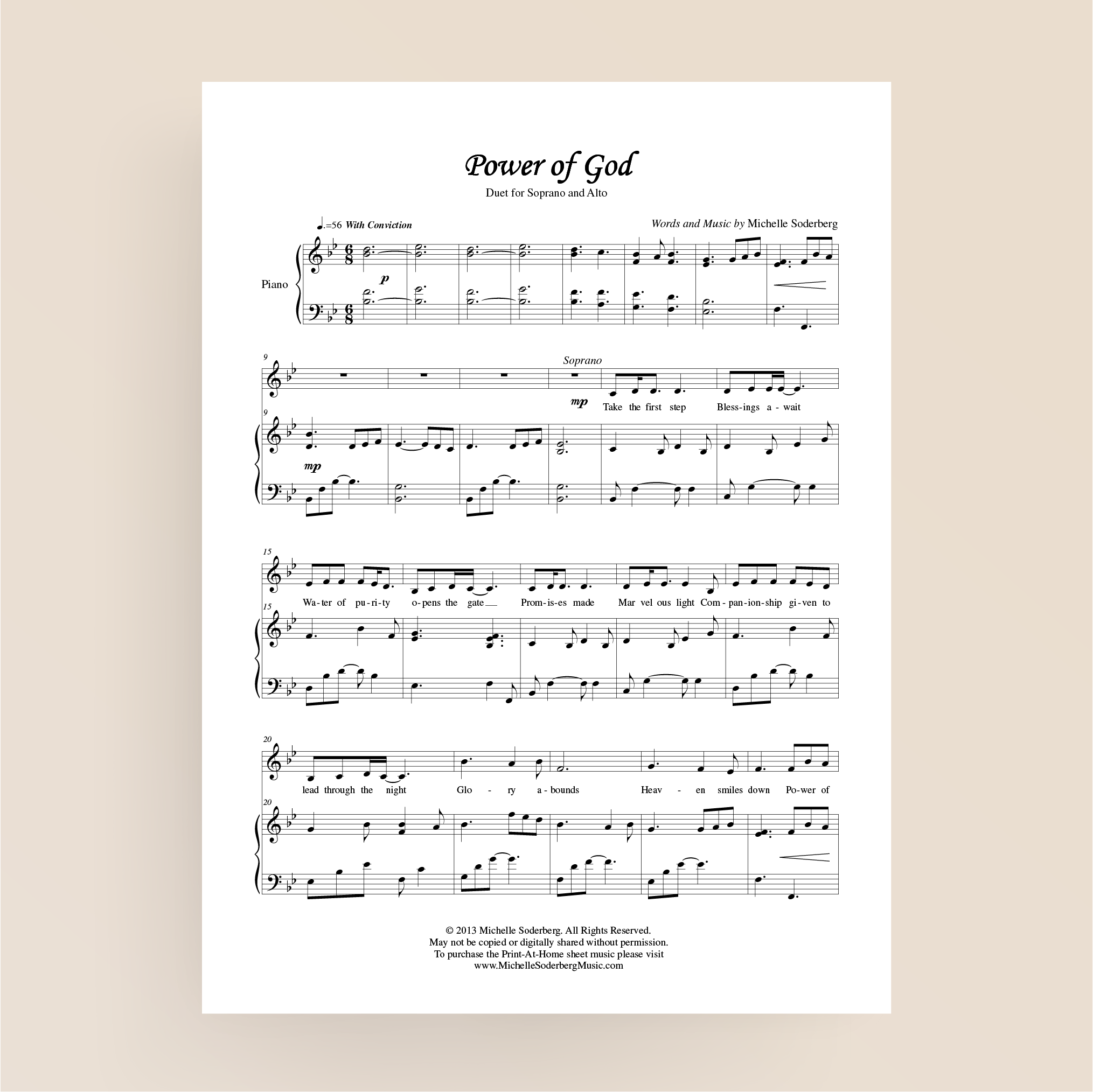 Power of God Sheet Music