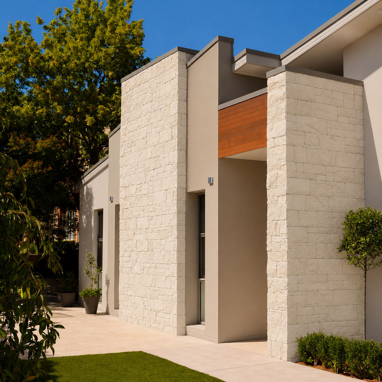 Can You Limewash Dated Stone Cladding?