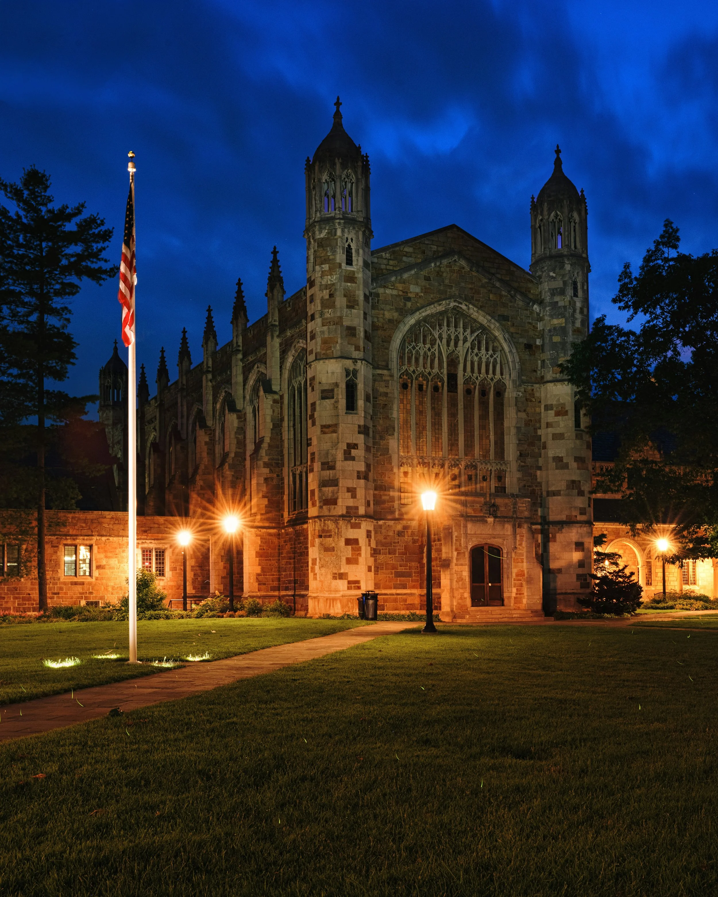 University at Night