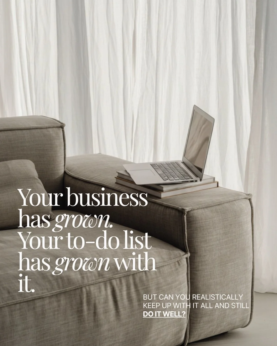 Growing your business is exciting!

But eventually, there aren't enough hours in the day to keep up with everything and still give it all the attention you'd like.

That's where outsourcing can help. 
You can start with the things that are taking up 