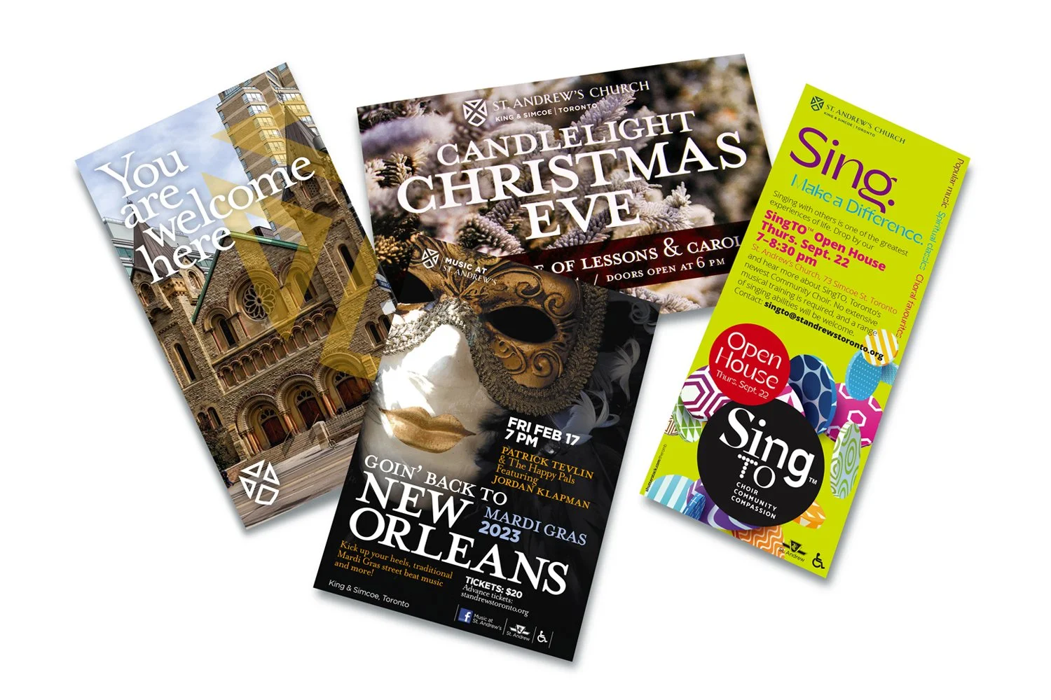 St Andrew's Church / Emerson Design / promotion assets