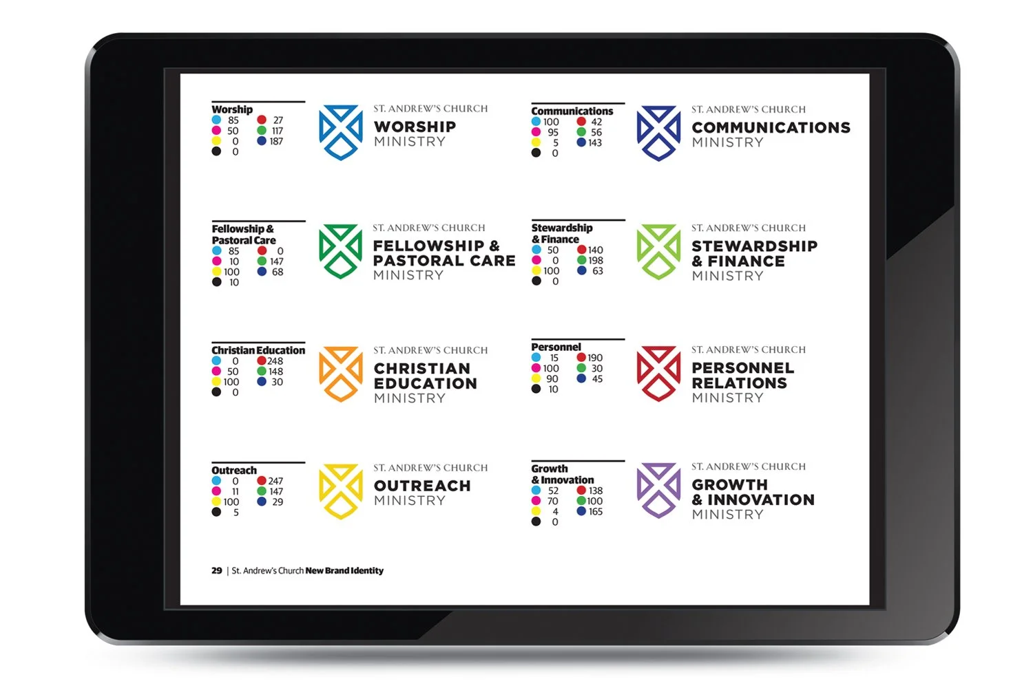 St Andrew's Church 2011 style guide