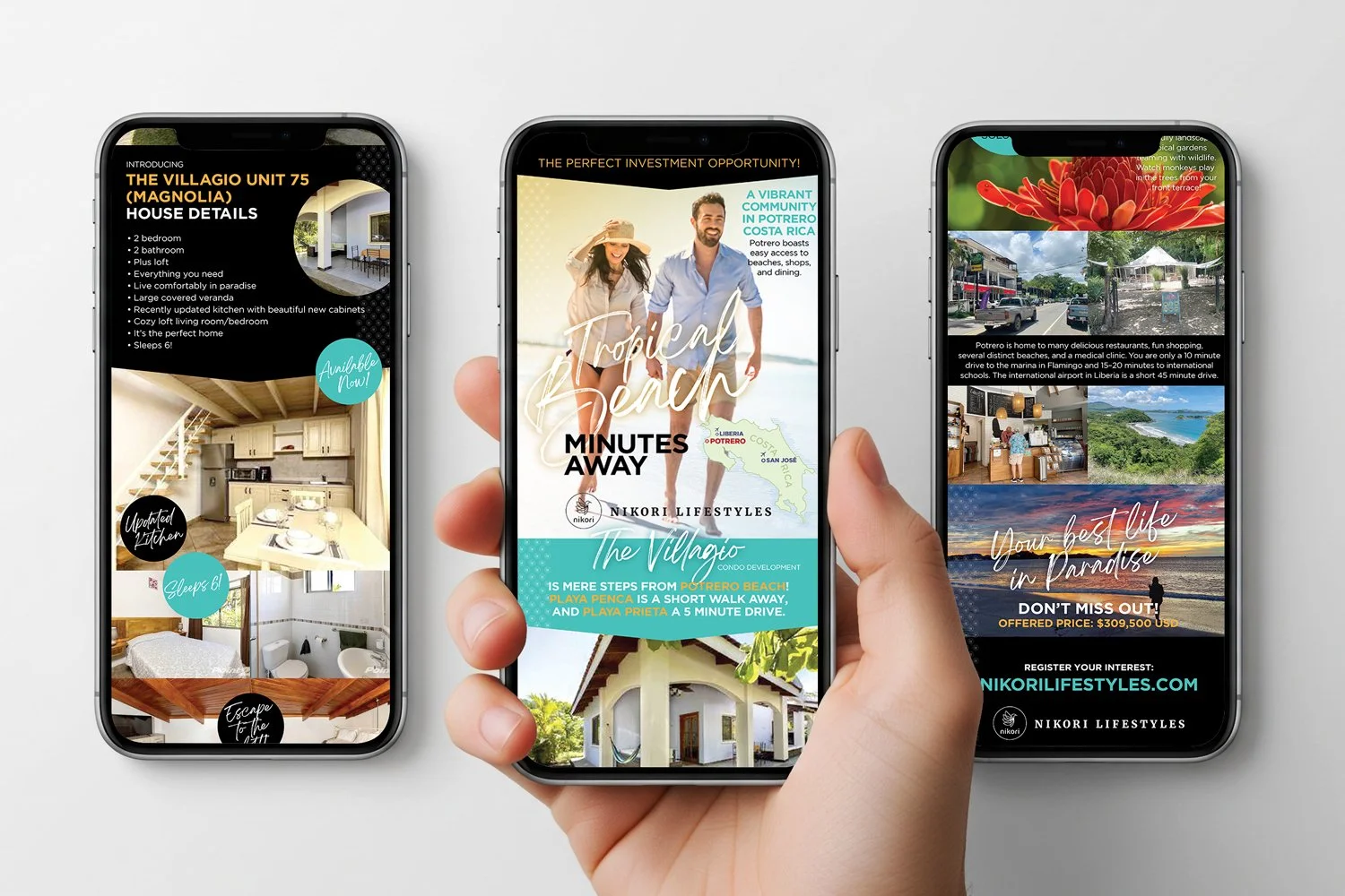 Client: Nikori Lifestyles, Potrero listing eblast 