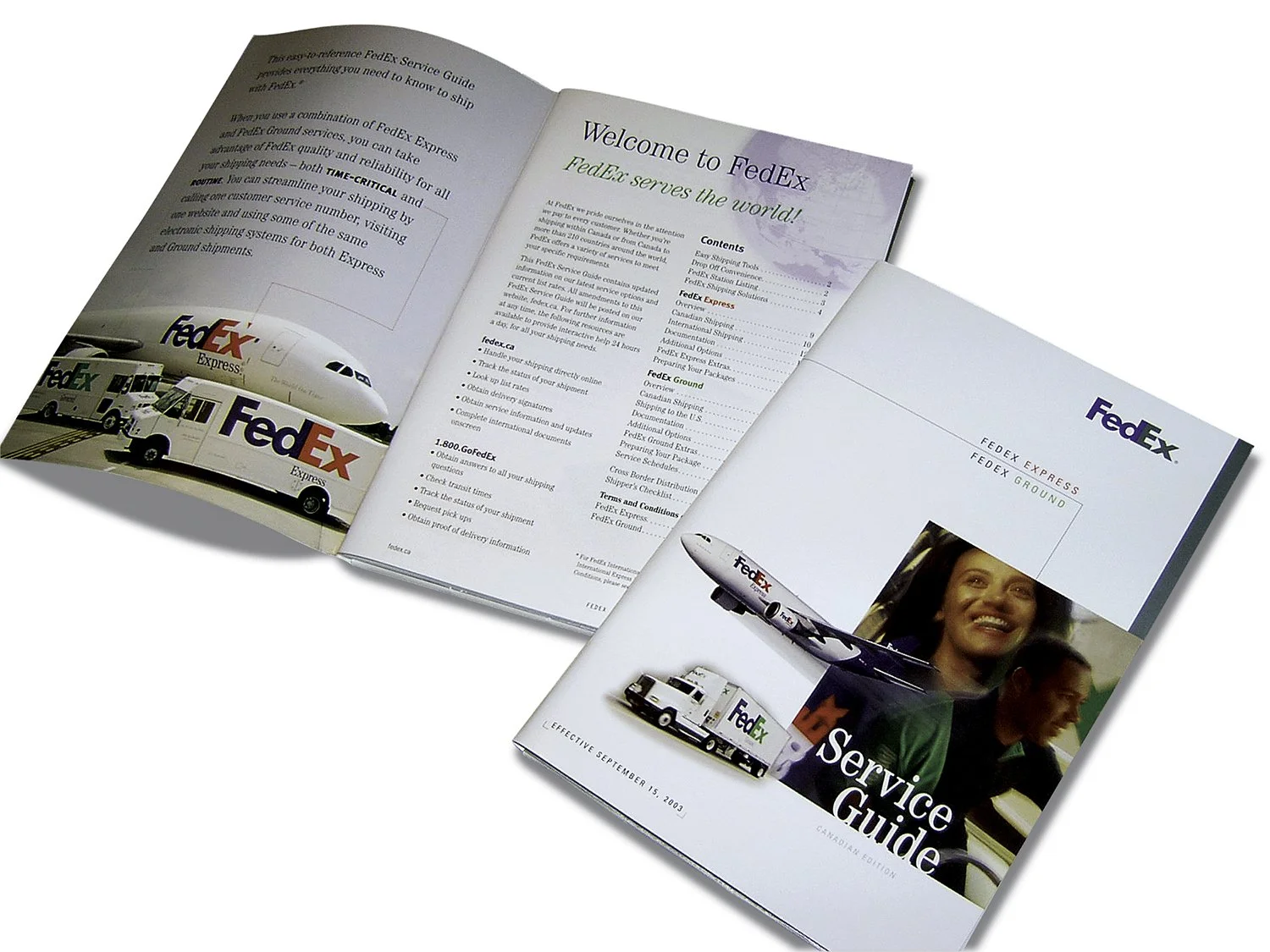 Employer: Emerson Design, FedEx Service Guide (print)