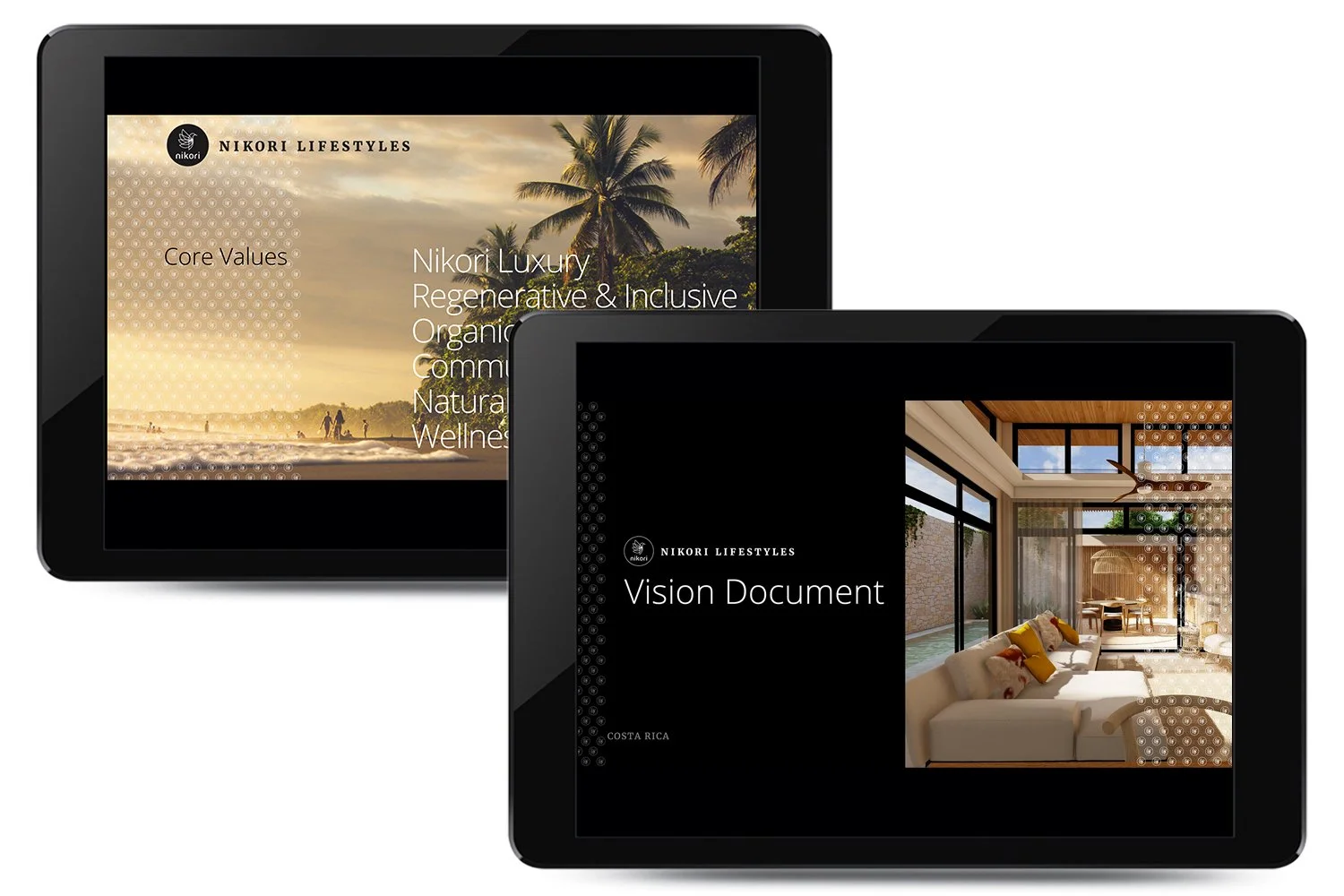 Vision deck, Client: Nikori Lifestyles, 2022