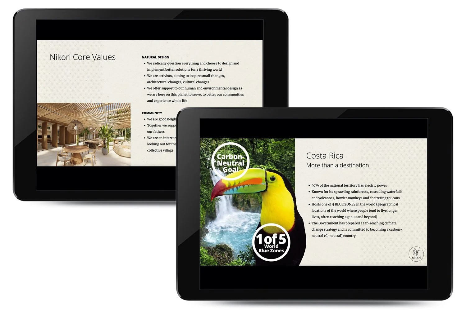 Vision deck, Client: Nikori Lifestyles, 2022