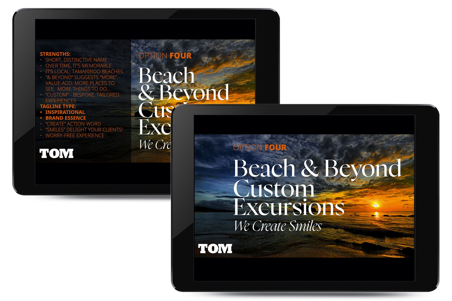 Naming deck, Client: Beach & Beyond Custom Excursions, 2025