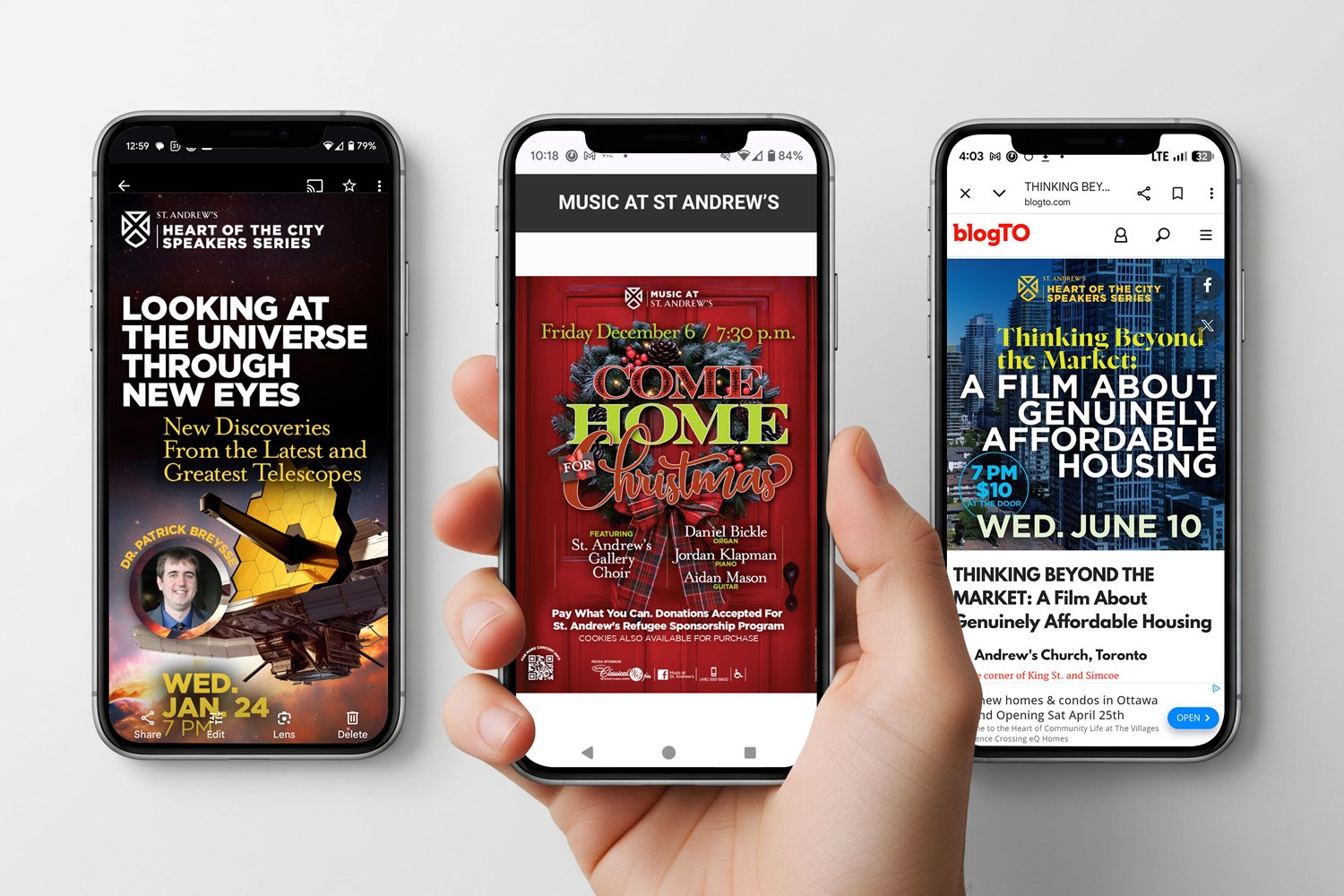 Client: St Andrew's Church, mobile assets