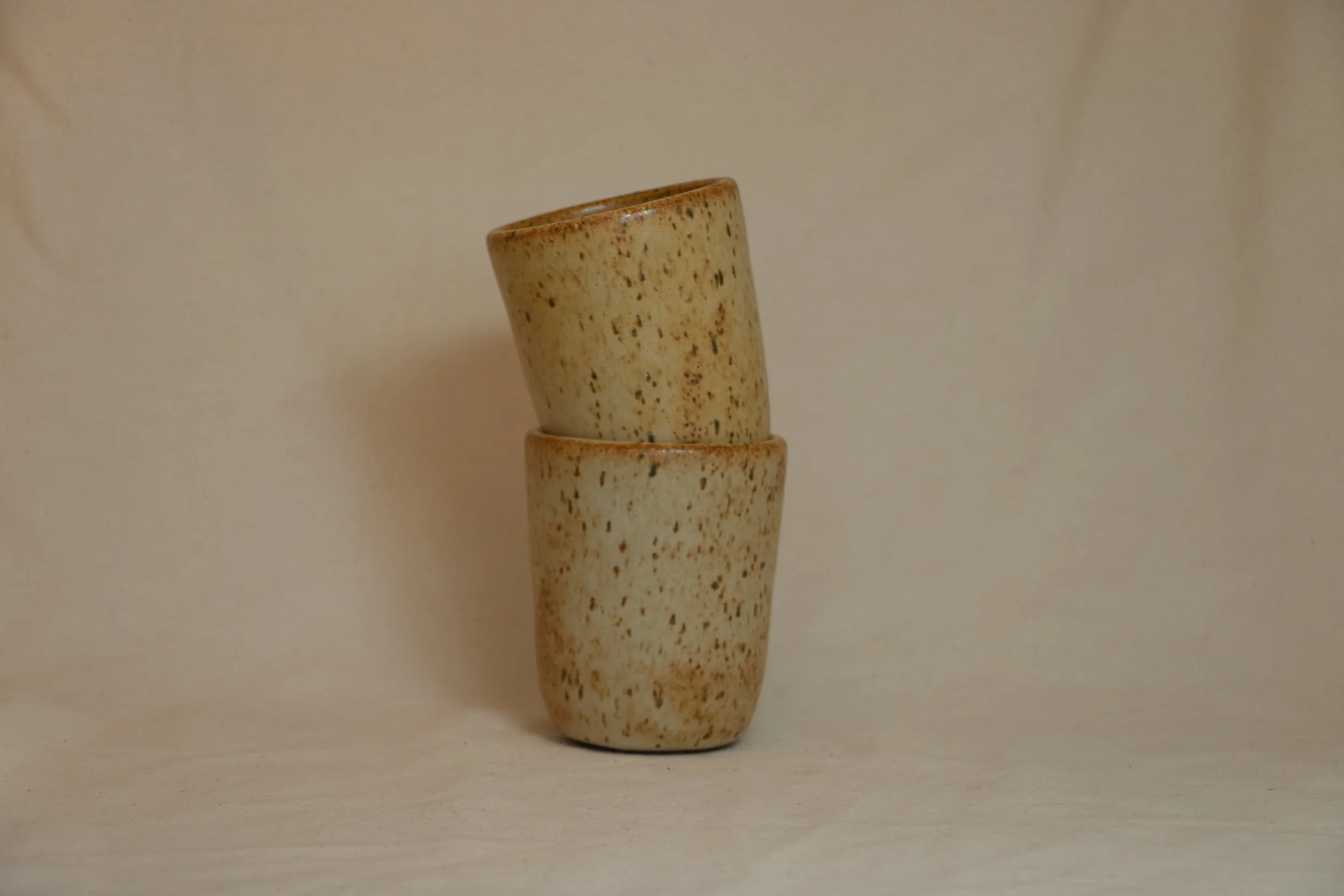 everyday tumbler - yellow speckle