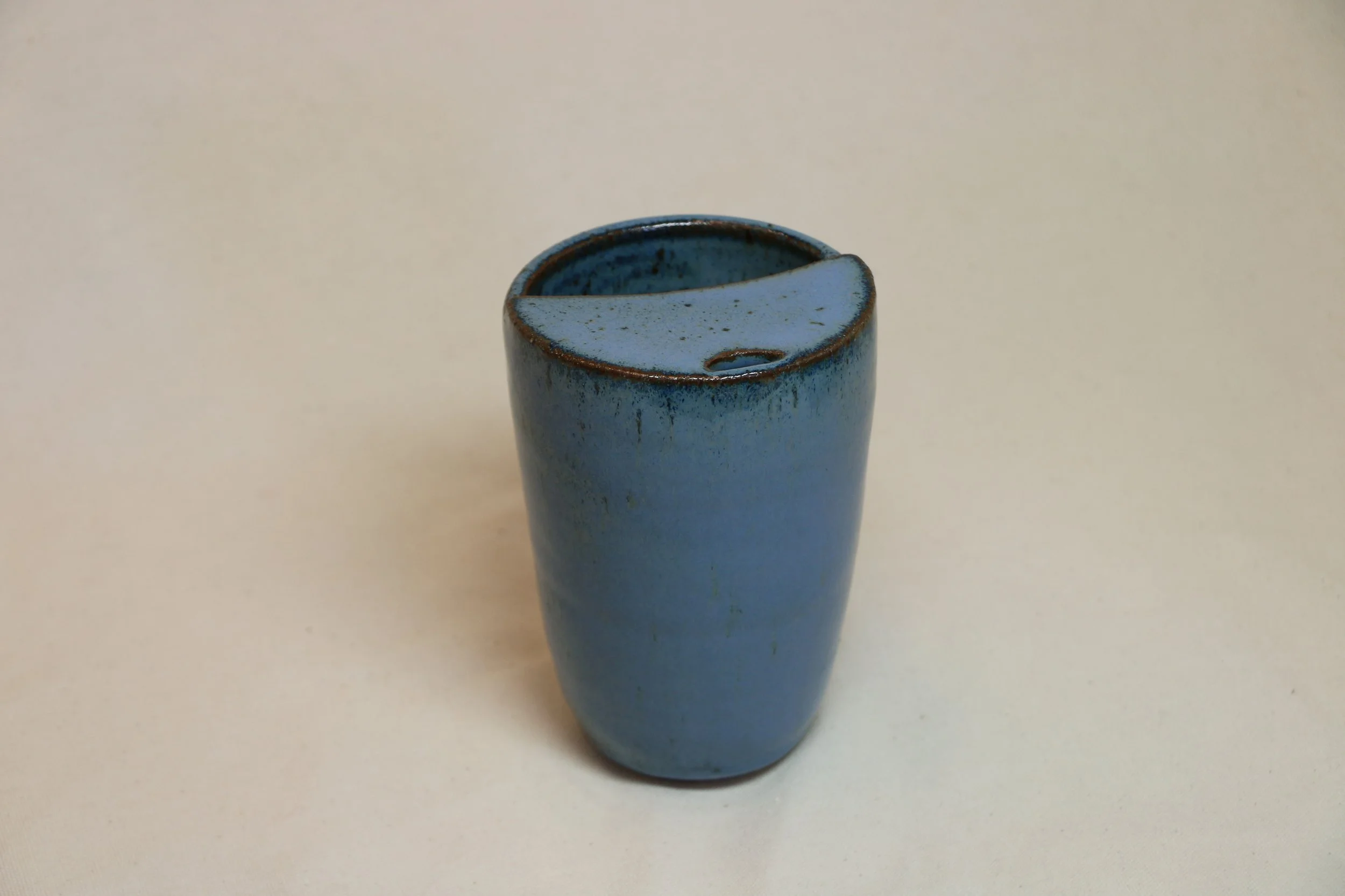 medium travel tumbler - cyan