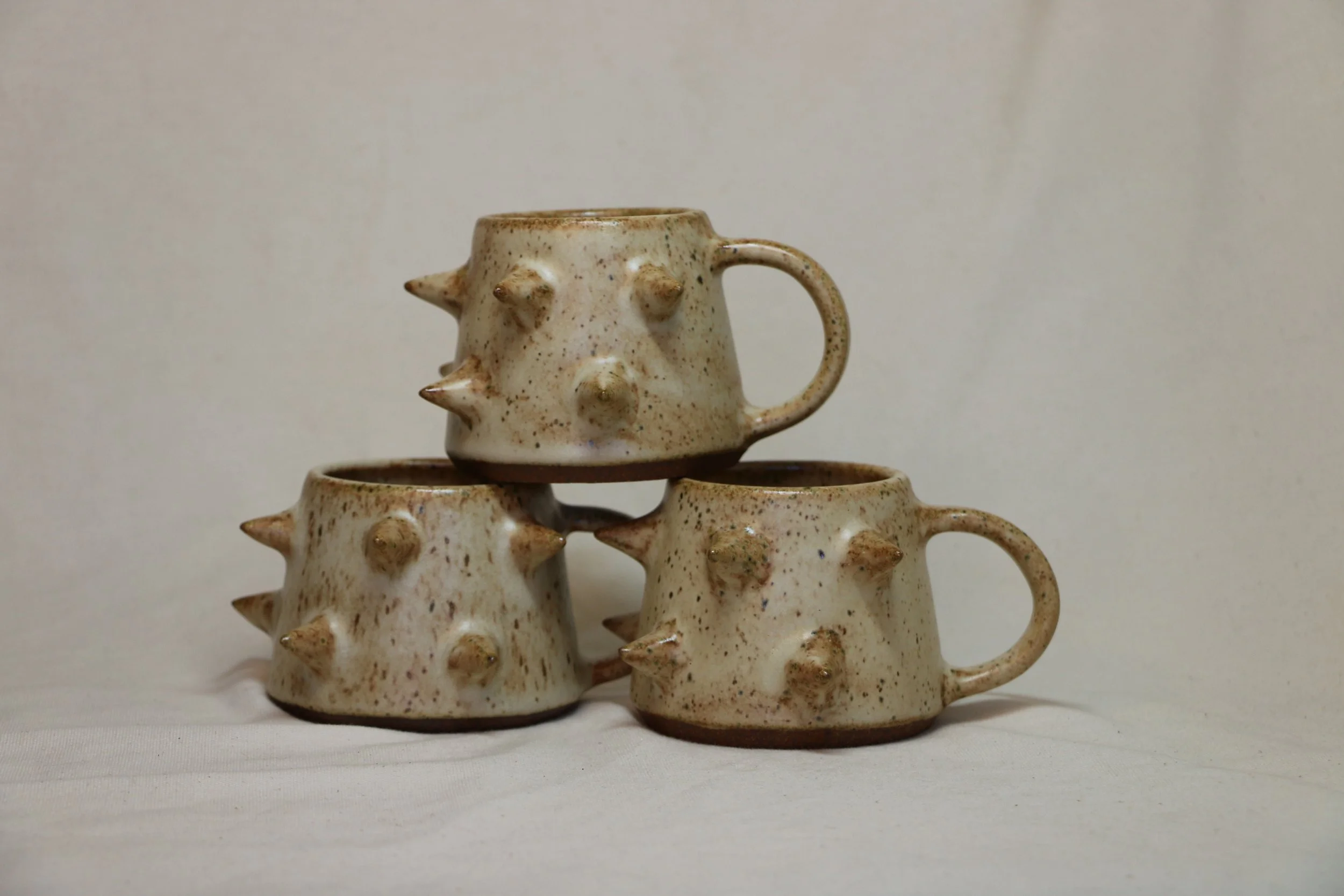 morningstar mug - yellow speckle