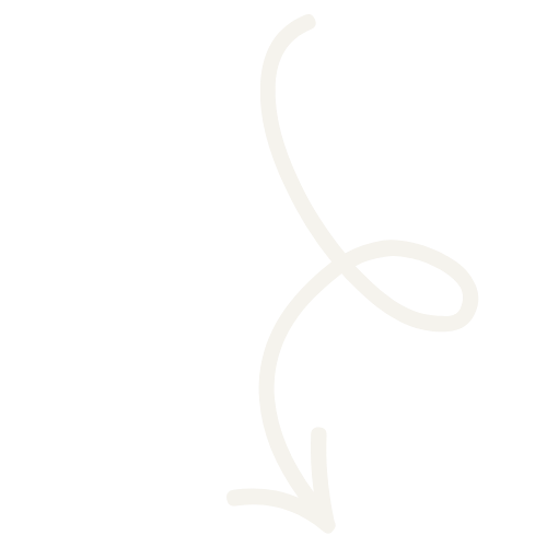 A white arrow pointing down.