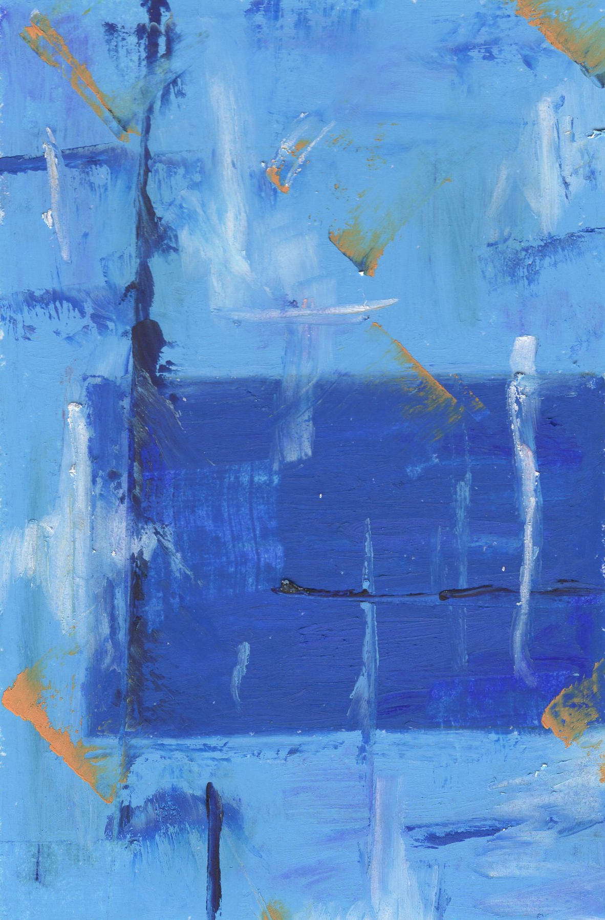 Blue on Blue - Art Print