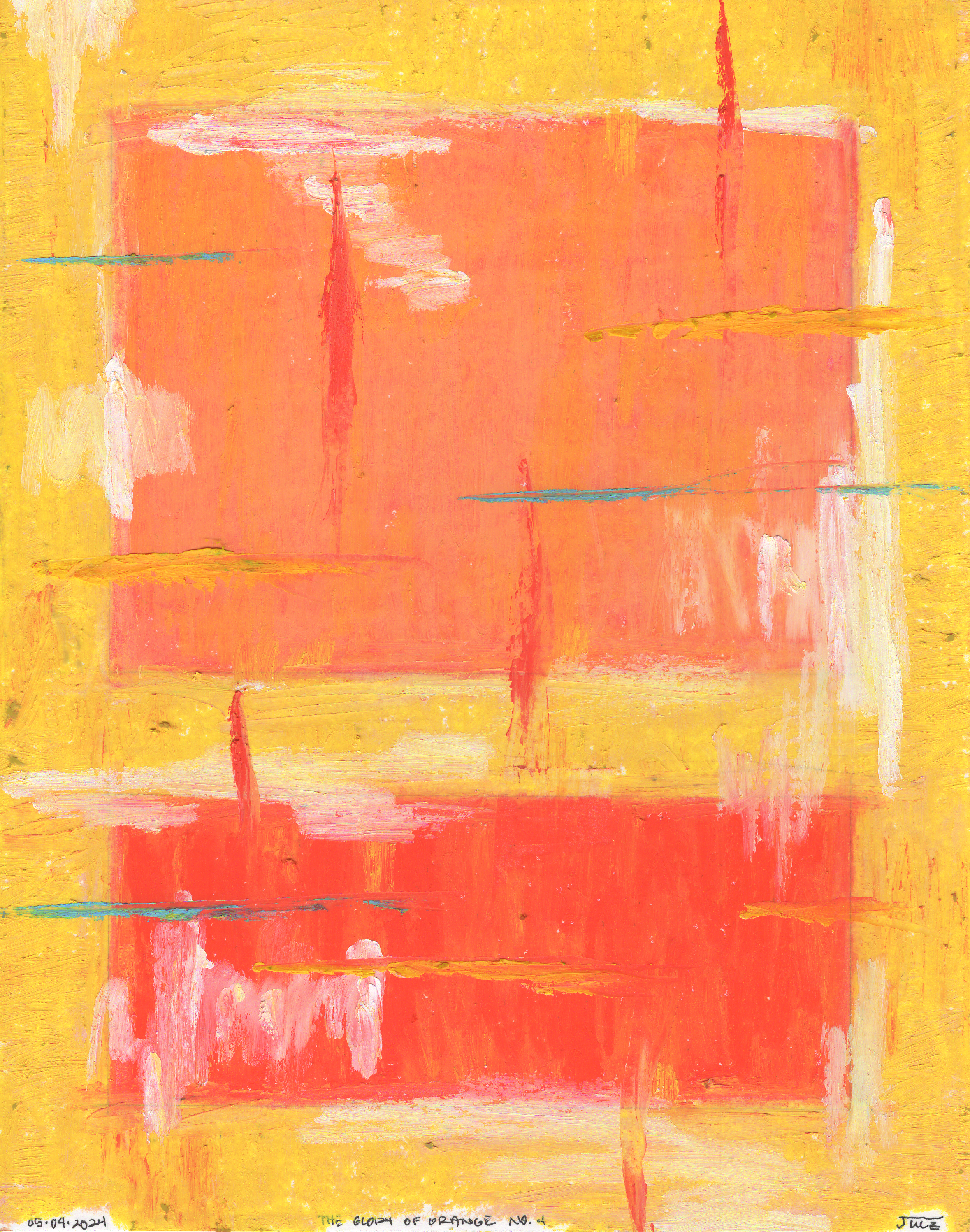 The Glory of Orange - Art Print