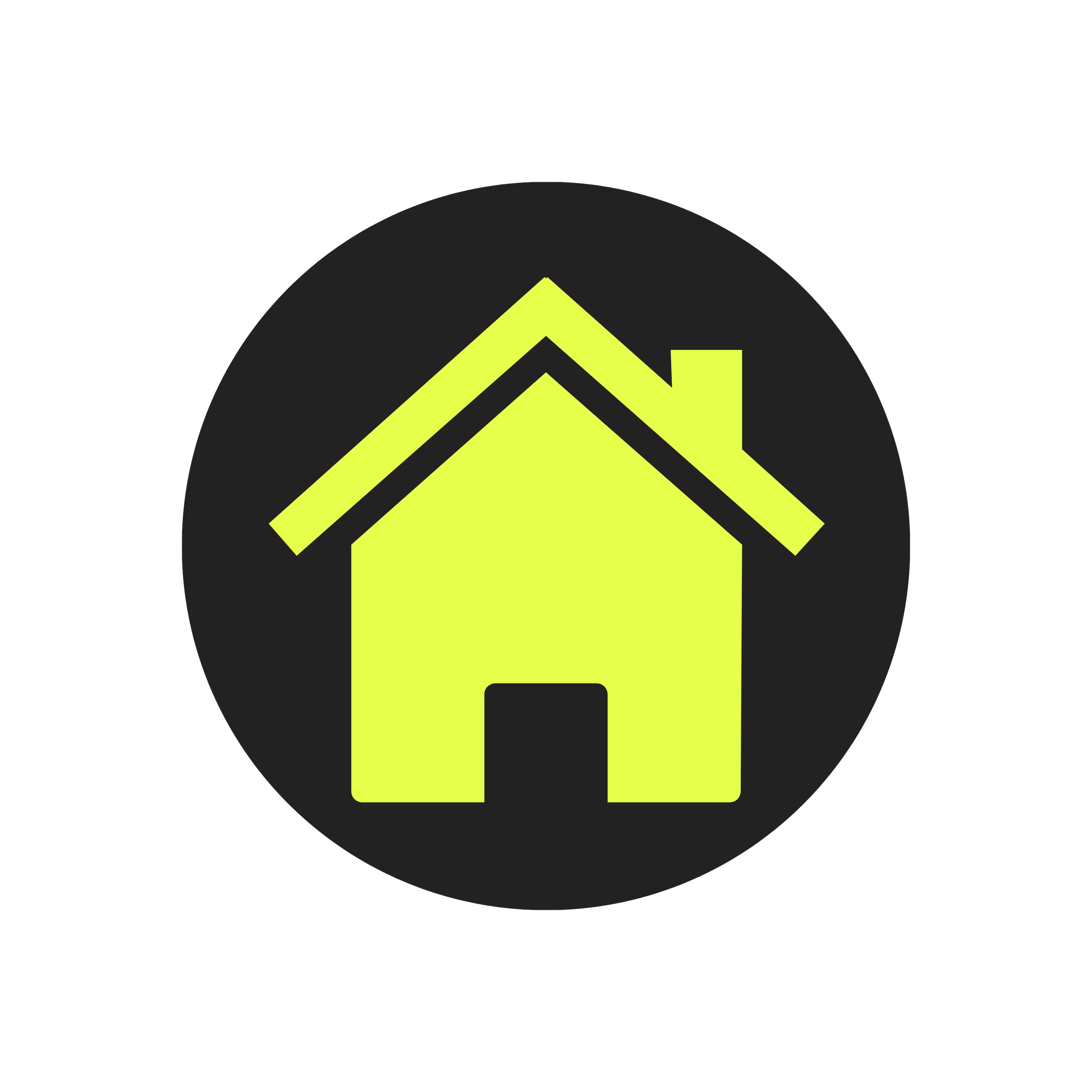 A neon yellow arrow pointing upward over a black background.