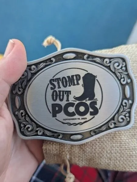 Custom Belt Buckle for our line dance comp winner!