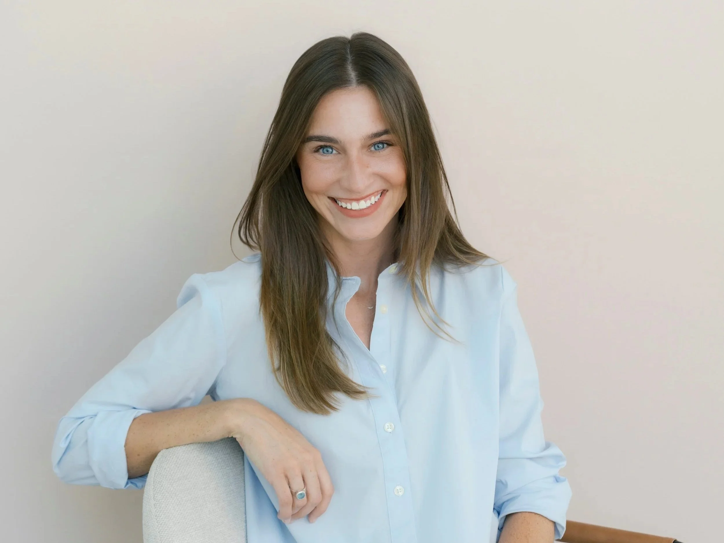 Dr. Haley Busch, PhD, in her Austin therapy office