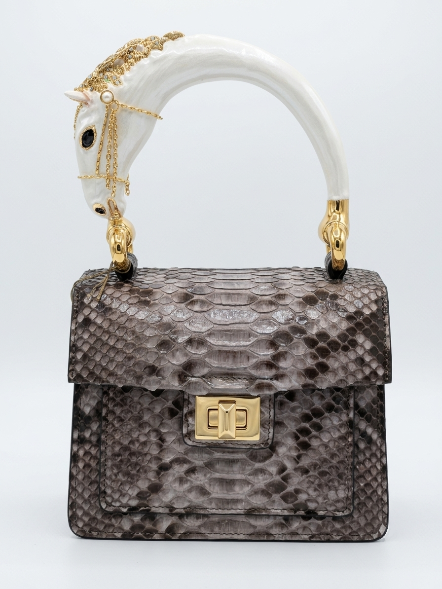 Biagini-art-bag-Mineral-Taupe-silver-brown-Horse-RiseAndShineHaven.png