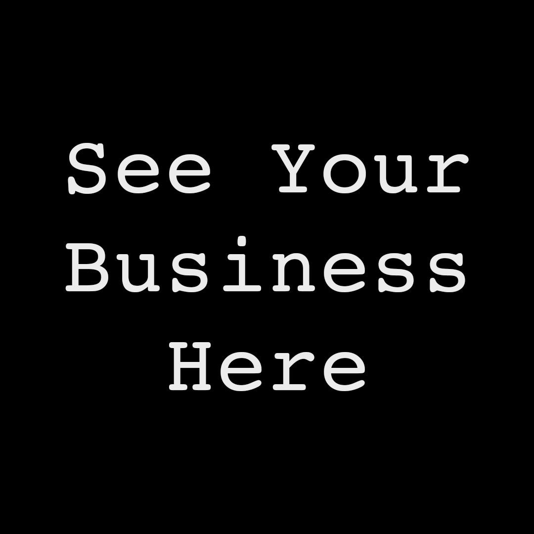 Black background with white text "See Your Business Here"