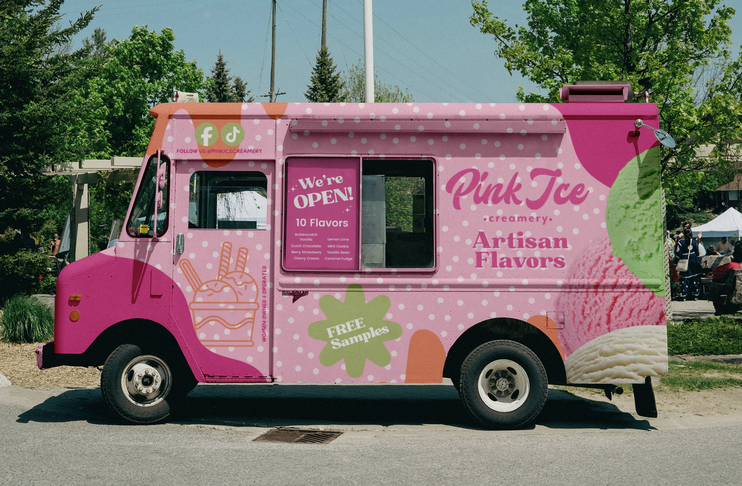Pink Ice Cream Truck