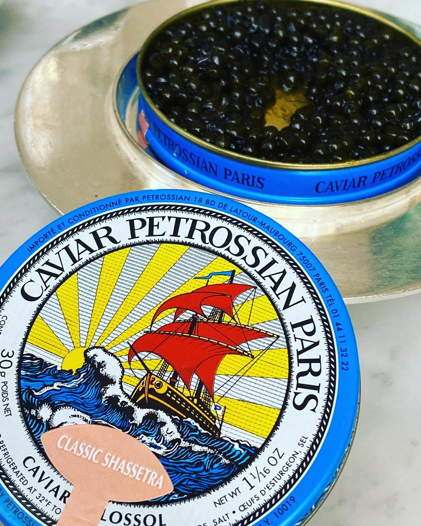 30 gram Petrossian Classic @petrossianwesthollywood #caviar #weho #westhollywood #luxurylifestyle