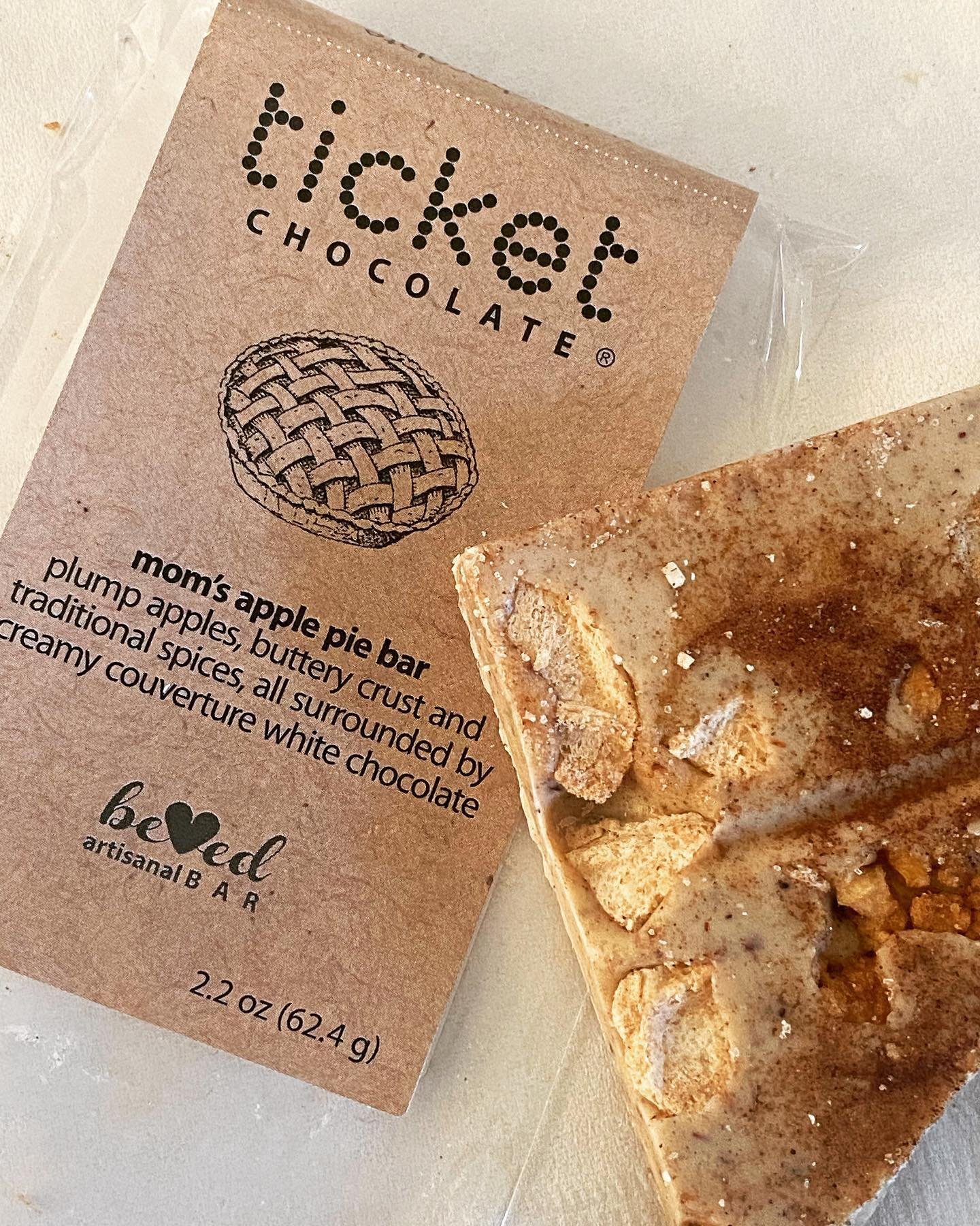 Moms apple 🍎 pie 🥧 ❤️ @ticketchocolate #chocolate #pie #foodie