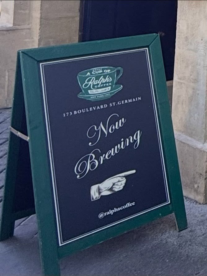 Paris coffee walks ☕️
Ralph&rsquo;s Coffee at Saint-Germain  @ralphscoffee