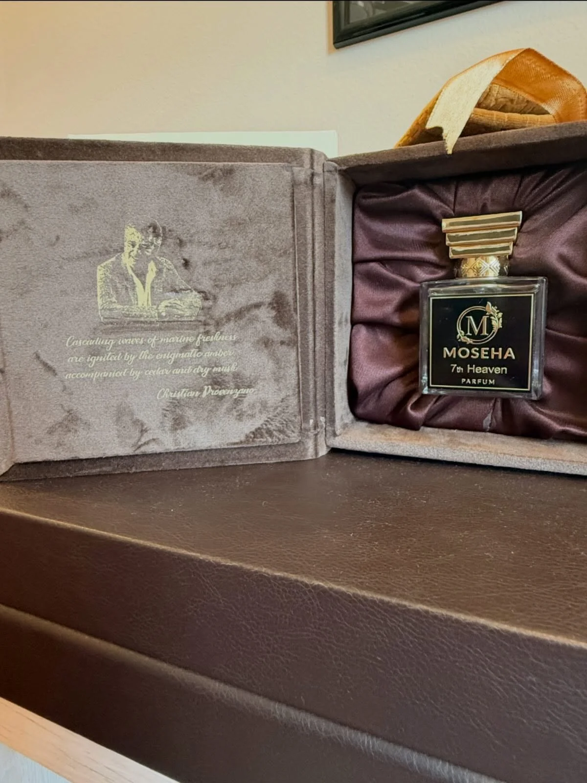 @mosehaofficial 
Brand: Moseha

Fragrance: 7th Heaven

Concentration: Extrait de Parfum

Gender: Unisex (Women &amp; Men)

Launch Year: 2023

Perfumer: Christian Provenzano

Fragrance Family: Aromatic Aquatic

Country of Origin: India
Top Notes

* Gr