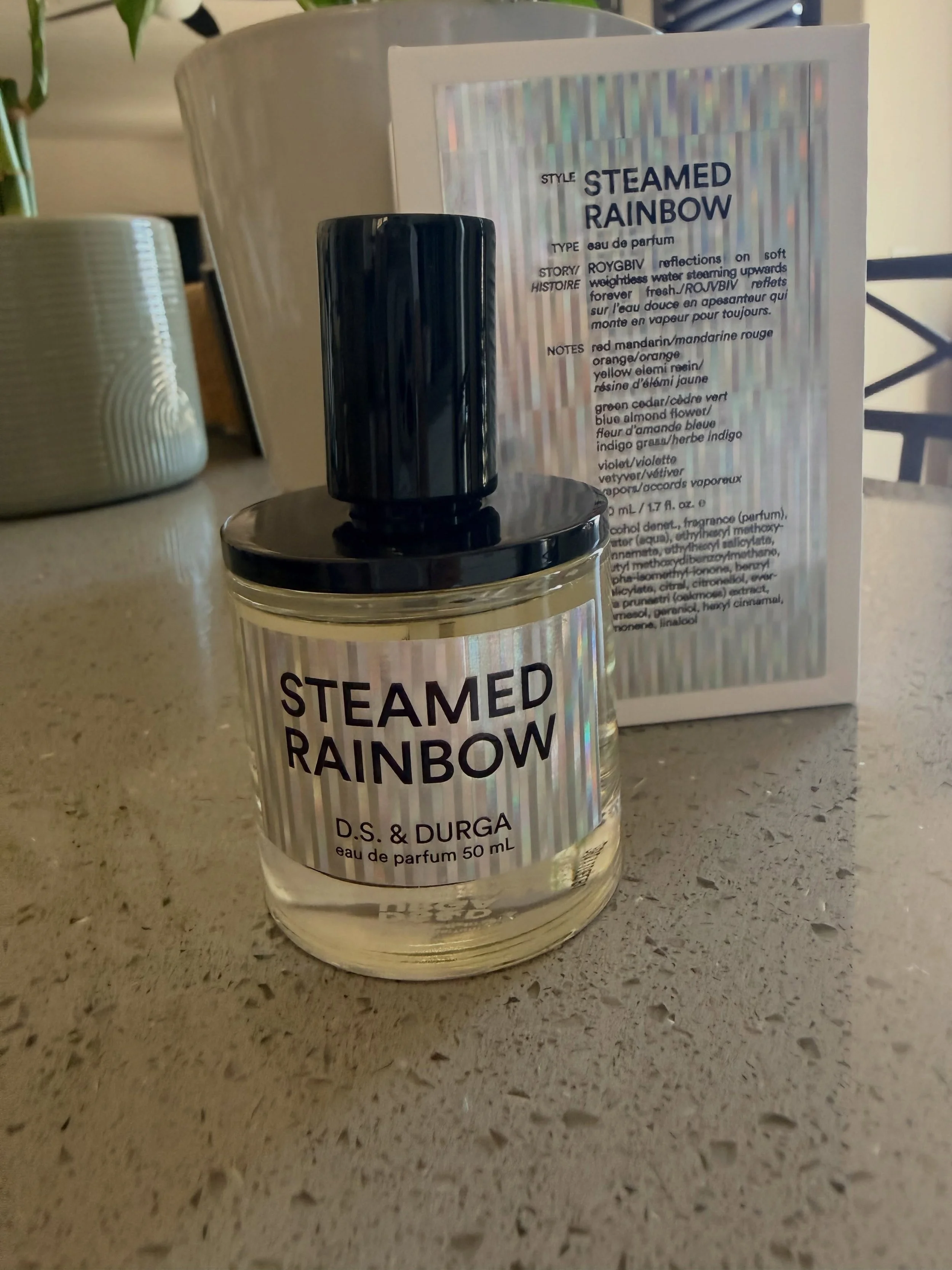 @dsanddurga 
Brand: D.S. &amp; Durga
Fragrance: Steamed Rainbow
Release Year: 2023
Perfumer / Nose: David Seth Moltz
Creative Director: Kavi Moltz
Concentration: Eau de Parfum
Country of Origin: United States (Brooklyn, New York)
Gender: Unisex

⸻

A