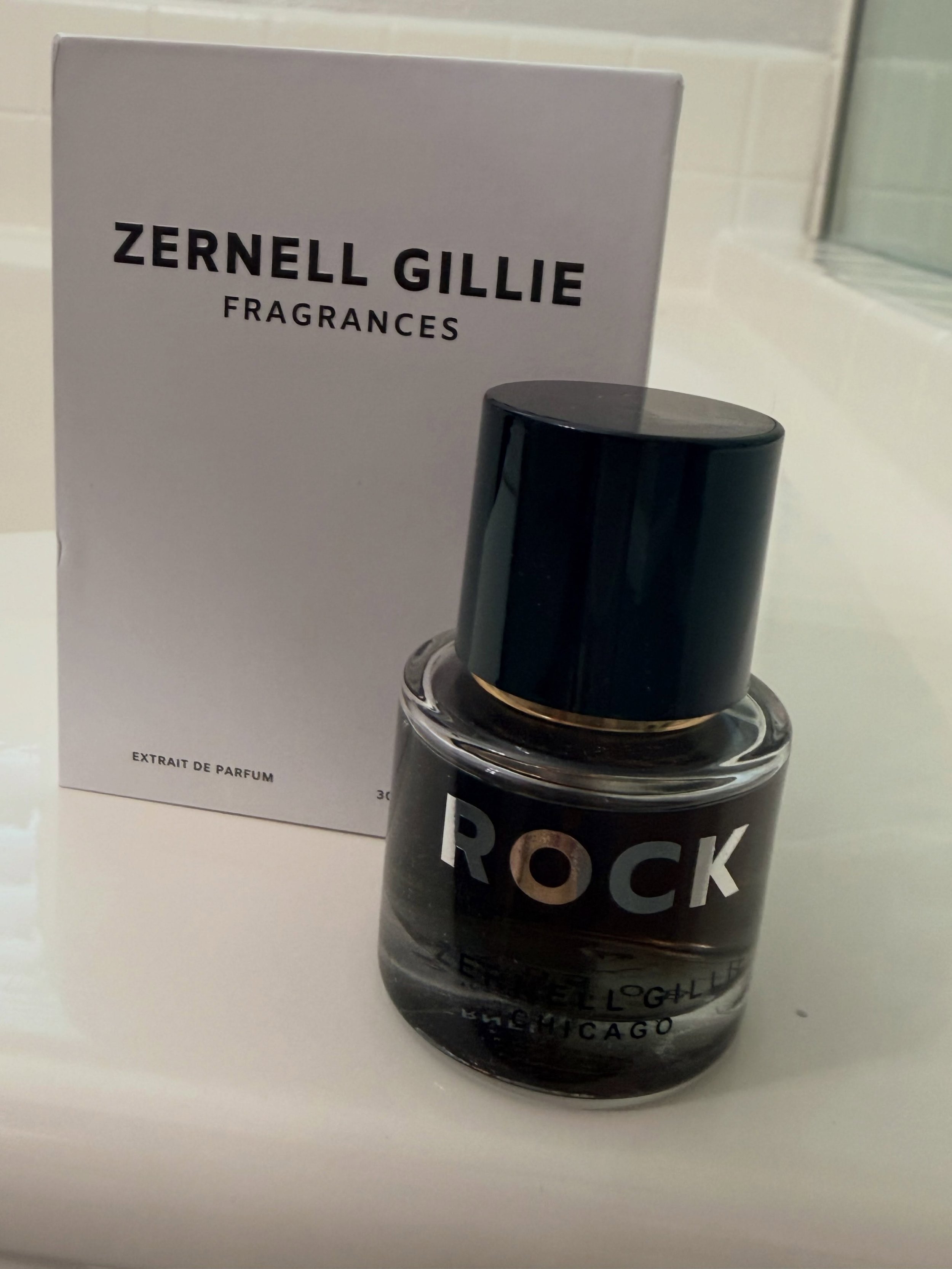 Brand: Zernell Gillie Fragrances @zernell.gillie 
Fragrance: Rock
Release Year: 2024
Perfumer / Nose: Zernell Gillie
Concentration: Extrait de Parfum
Country of Origin: United States 
Gender: Unisex
Extrait Conce
Fragrance Family

Mineral &bull; Wood