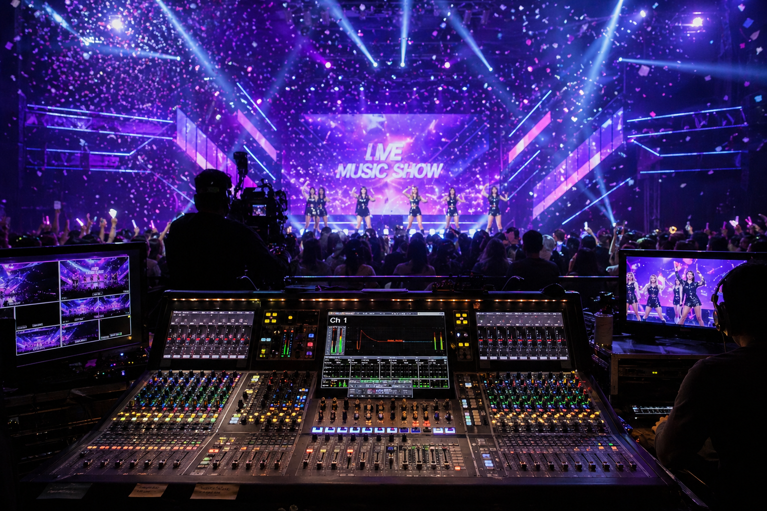 Live event mixing (pricing tailored to your needs)