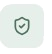 Simple gray heart icon with outline on a white background.
