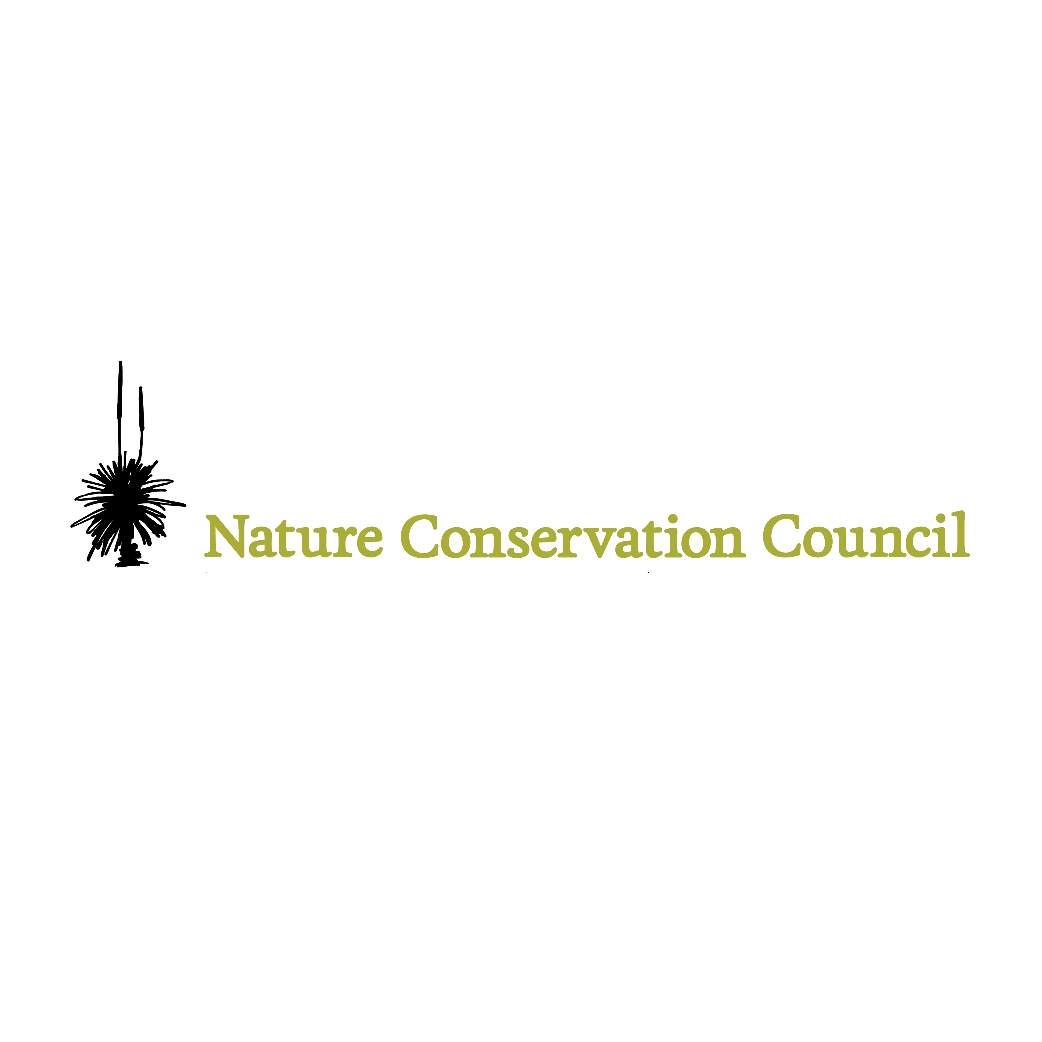 Logo of the Nature Conservation Council with a tree illustration and green text.