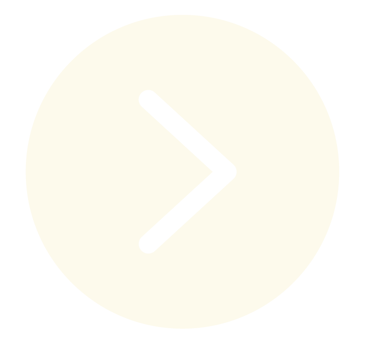 A white circular icon with a black greater than symbol (>) in the center.