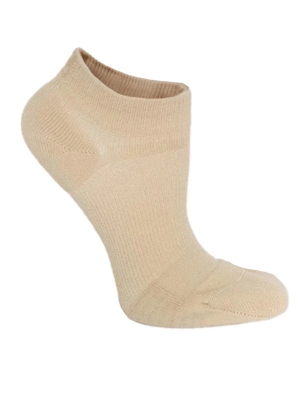 Apolla No Show sock in beige, from Broken Arrow, for dancers in Gilbert, Chandler, and the East Valley.