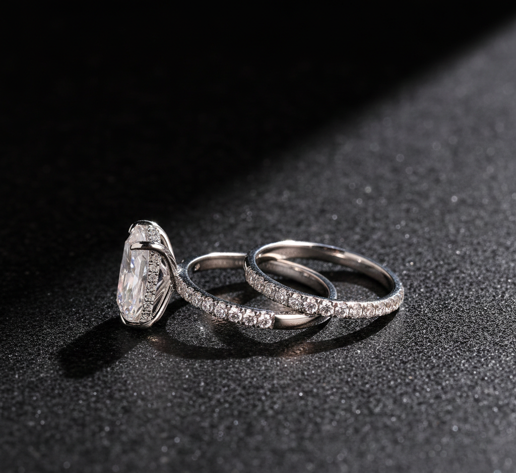 9 Radiant Halo with Pave Band Set 007 MR 069 082 WG Side Flat.png