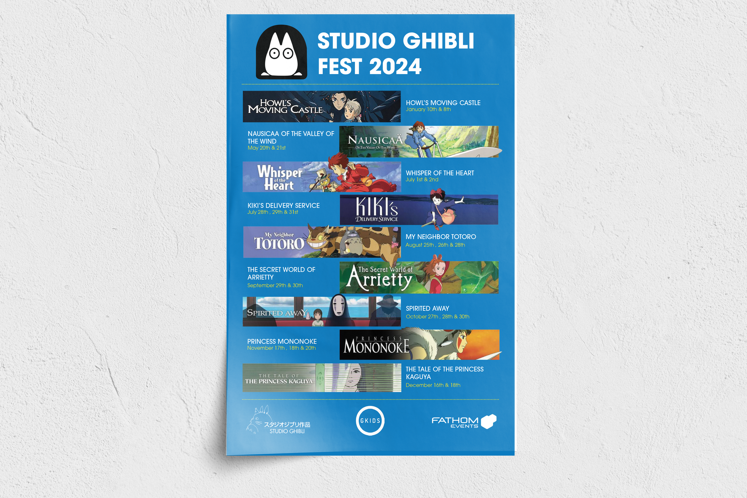 Studio Ghibli Event Poster
